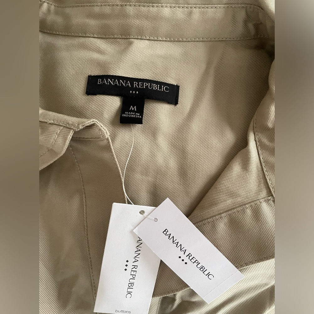 Banana Republic Twill Utility Mini Shirtdress - Picture 4 of 7